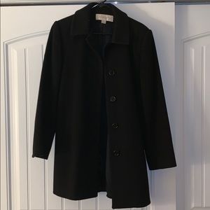 Women’s Liz Claiborne Black Heavy Wool Coat
